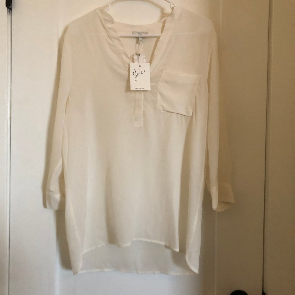 Joie White Blouse